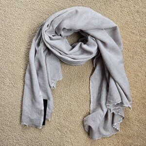 NWT Lafayette Collection Modal/Wool Blend Grey Wrap Scarf